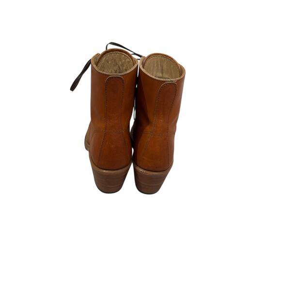 Red Wing Boots Womens 9 Clara Heeled Oro Brown Legacy Leather Moc Toe - Picture 6 of 10